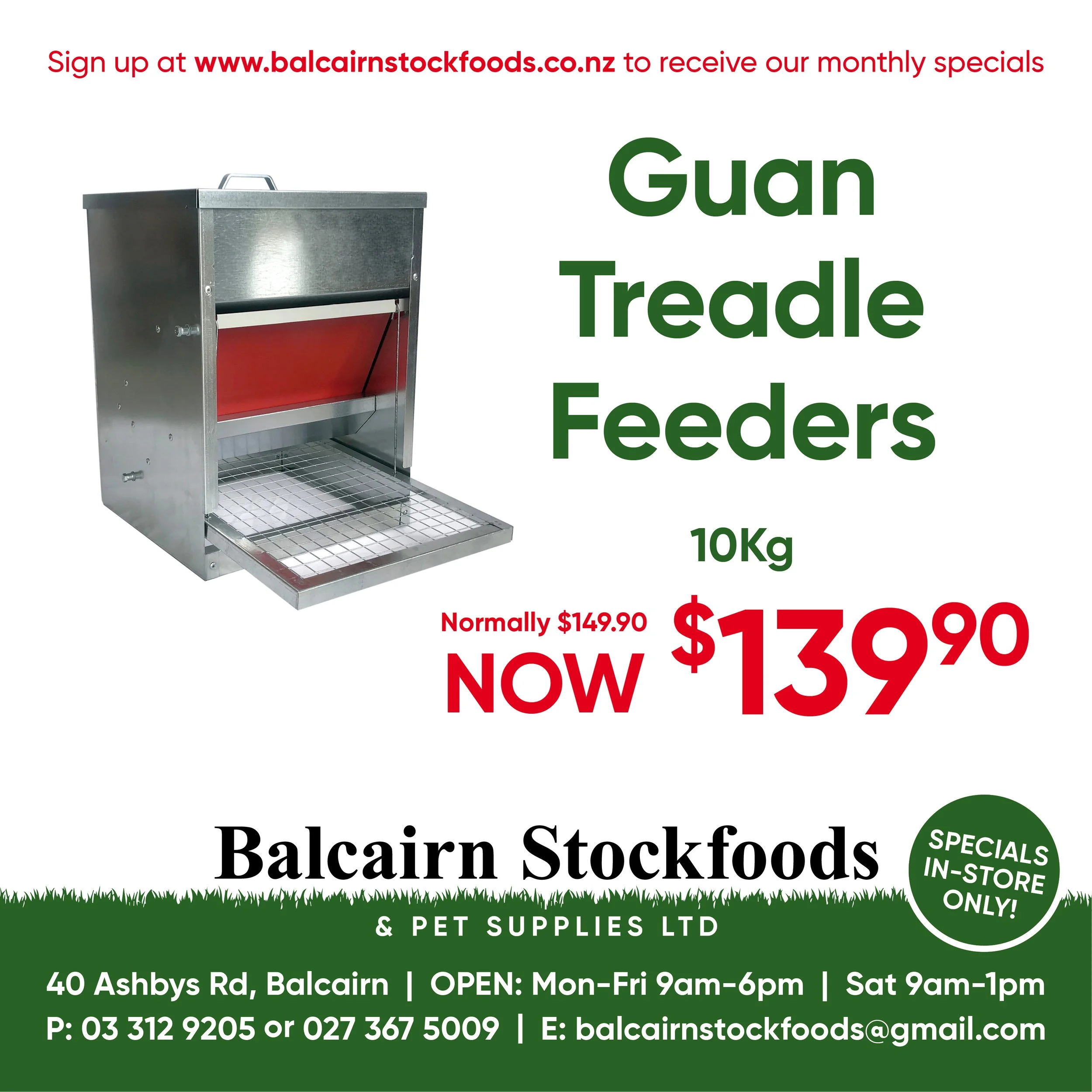 Guan Treadle Feeders