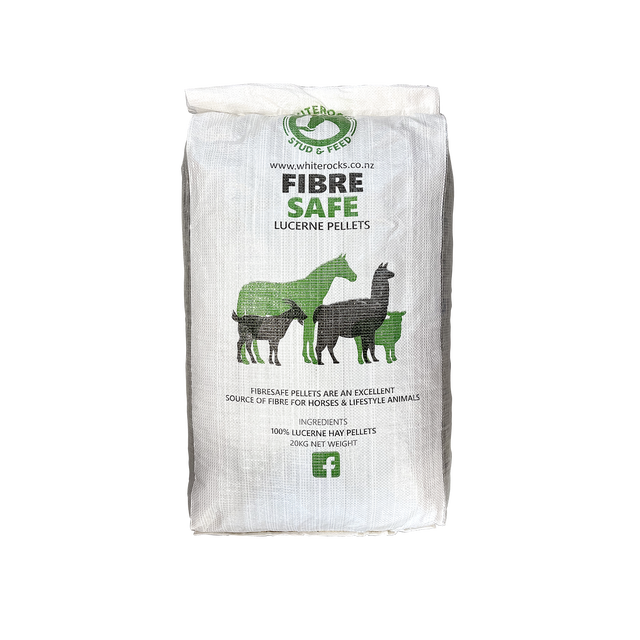 Whiterocks Stud & Feed - Fibre Safe Lucerne Pellets 20Kg