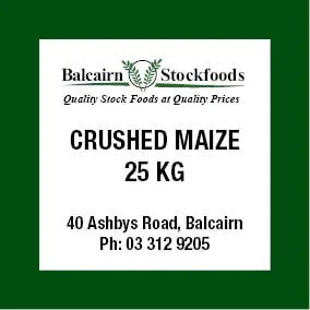 Balcairn Stockfoods - Crushed Maize 25Kg