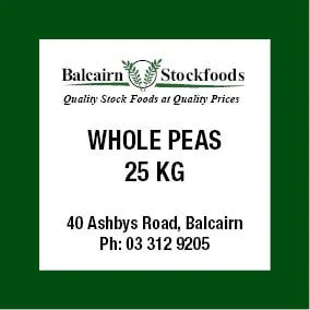 Balcairn Stockfoods - Whole Peas 25Kg