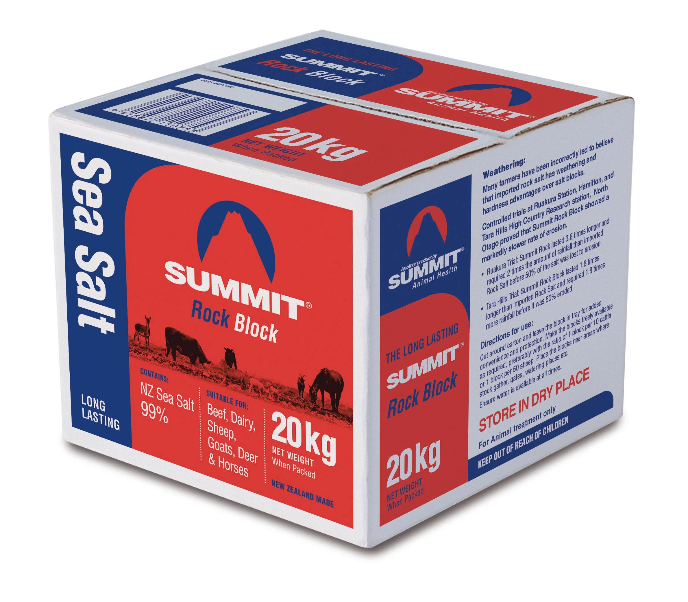 Summit - Rock Salt Block 20Kg