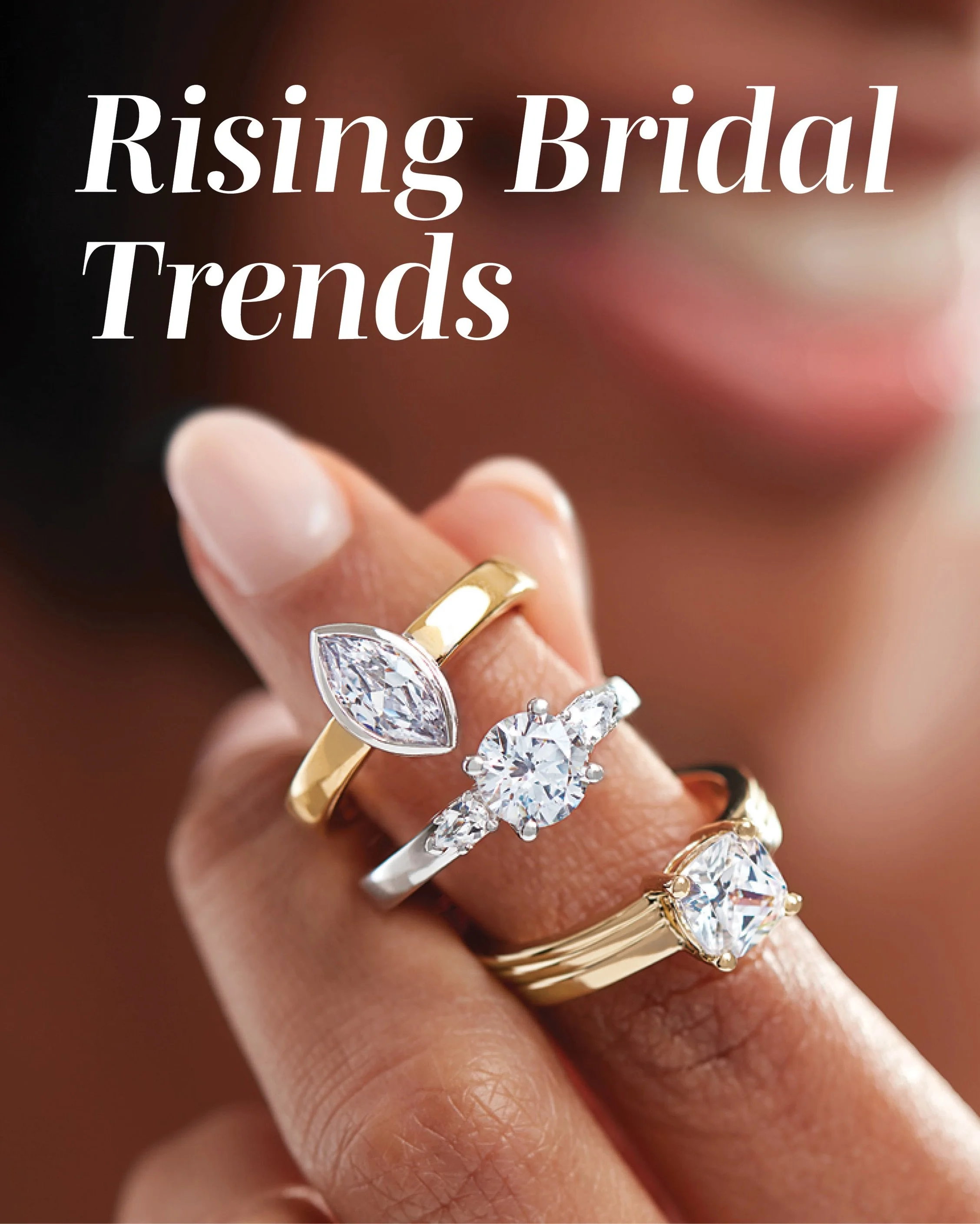 Bridal trends were loving right now and will definitely be seeing more of 🤍✨

[wedding band, engagement ring, lab grown diamond ring, natural diamond ring, Vancouver, Canada, Canadian small business, lab grown diamonds, diamond broker, diamond sourc