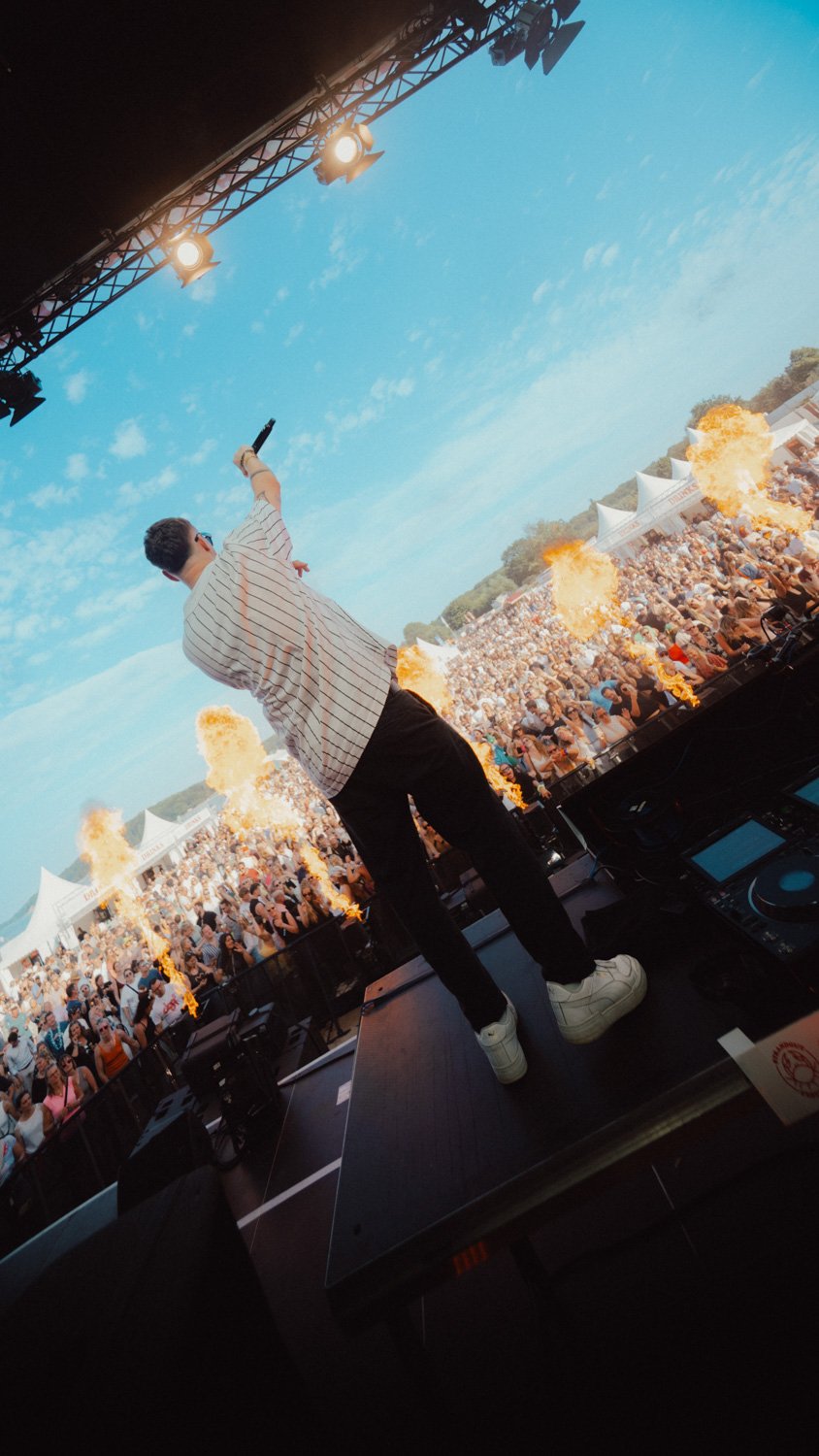 Foto von der Live Show auf dem Strandgut Festival 2025