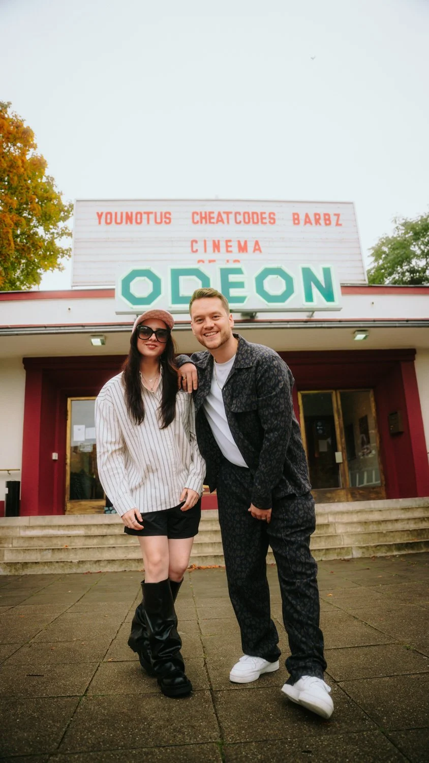 Creative music campaign visuals for Cinema, combining film aesthetics with performance-driven storytelling.