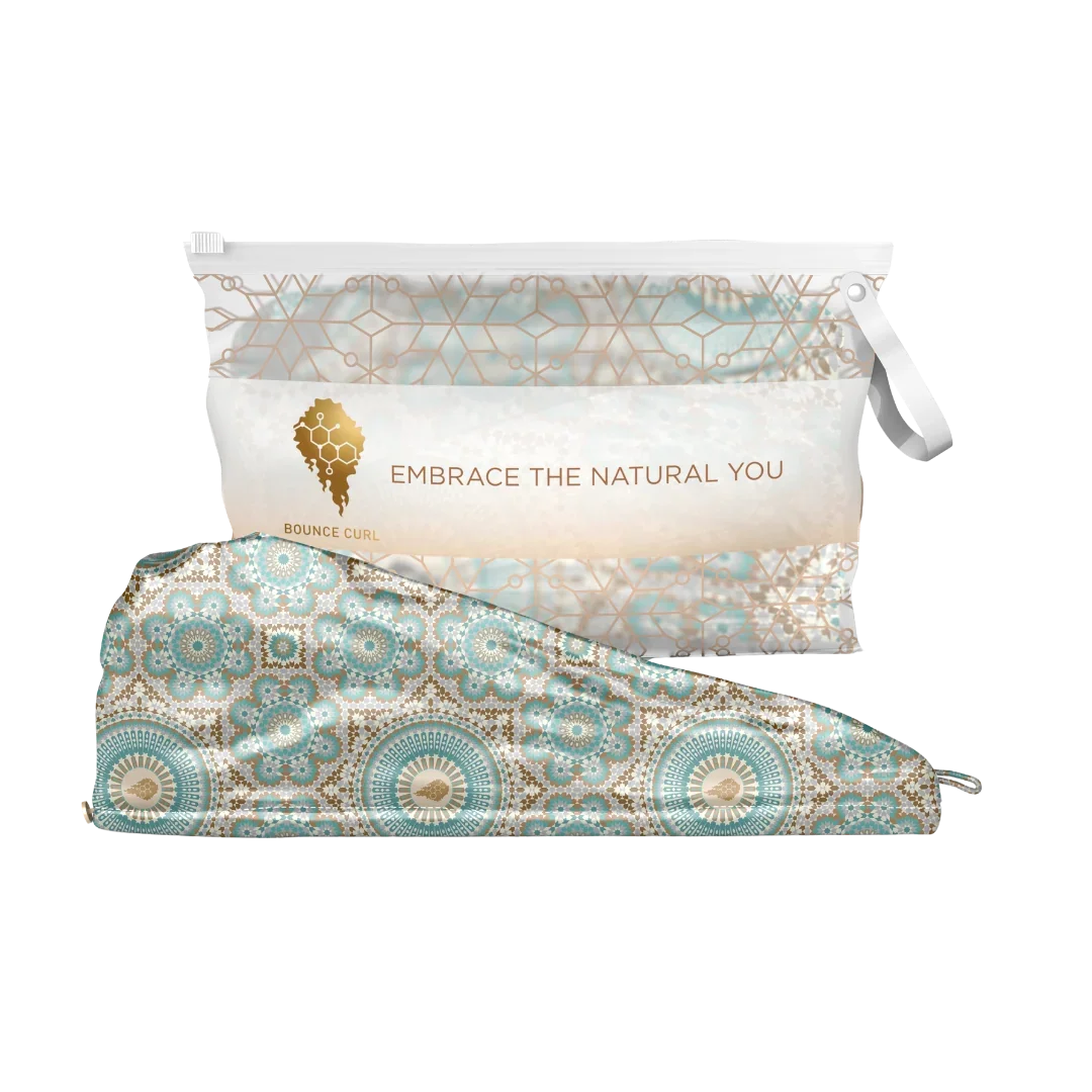 Bounce Curl Satin Microfiber Turban
