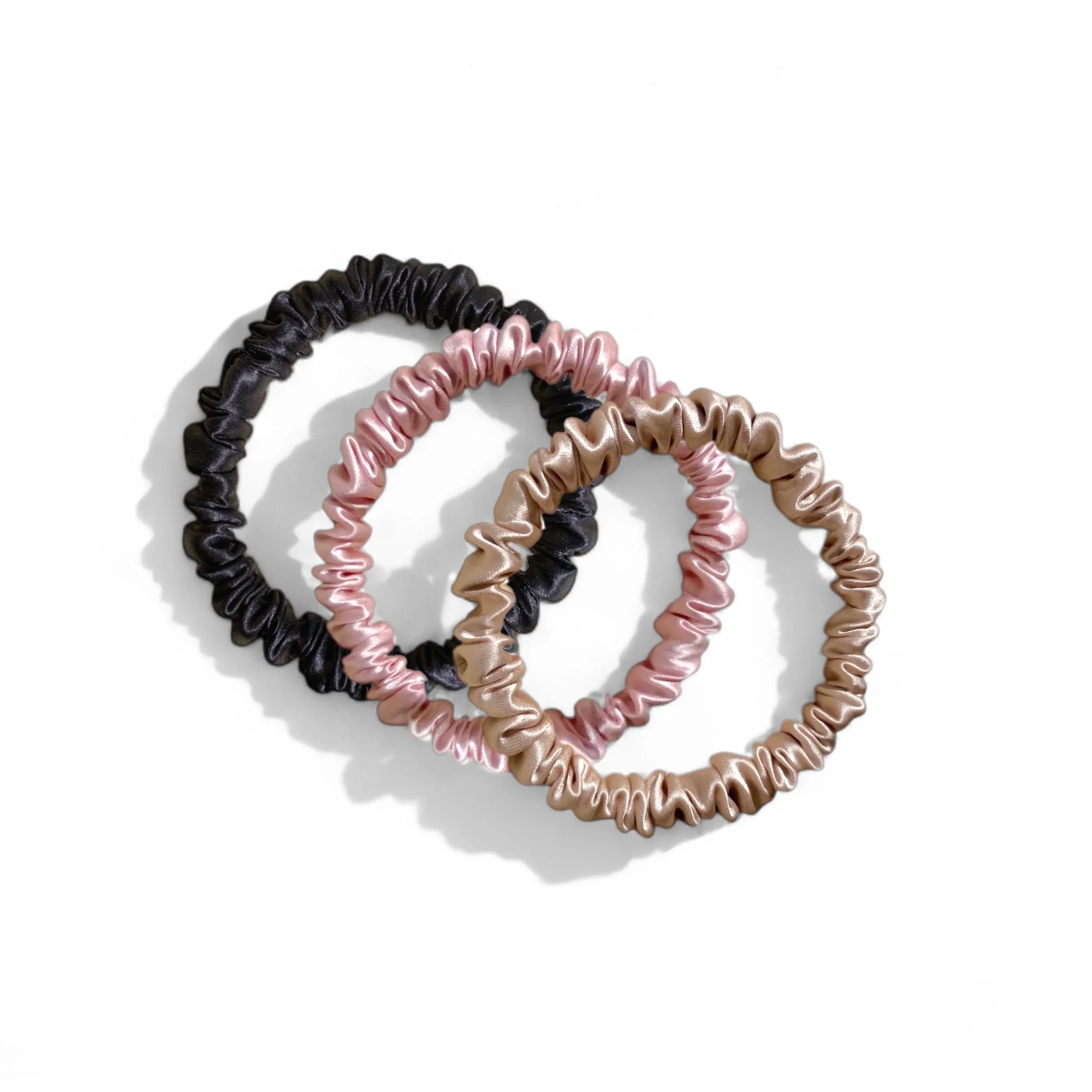 Organic Skinny Silk Scrunchies