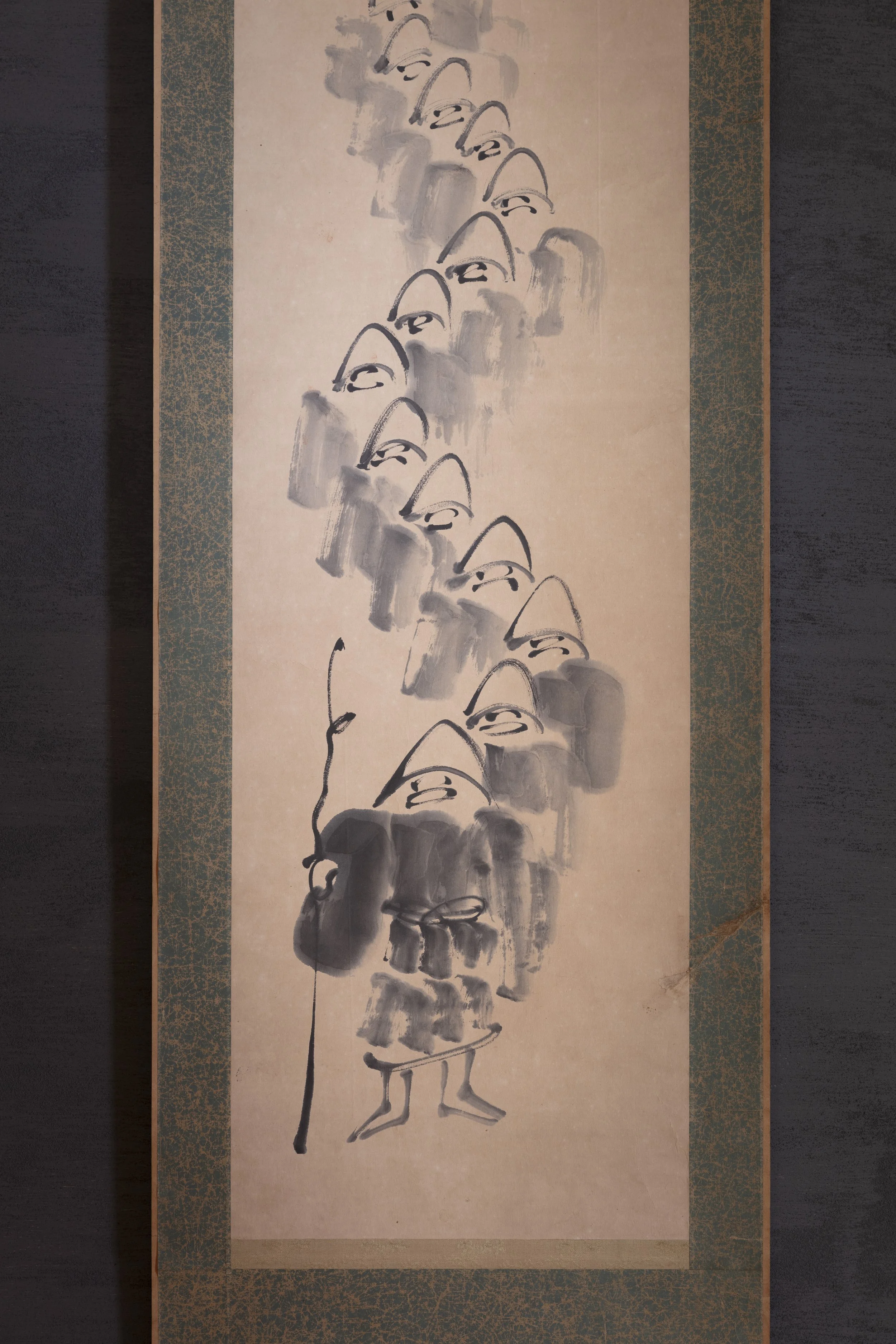 Nakahara Nantenbo  (1839–1925)  Procession of Mendicant Monks  (1920-21)