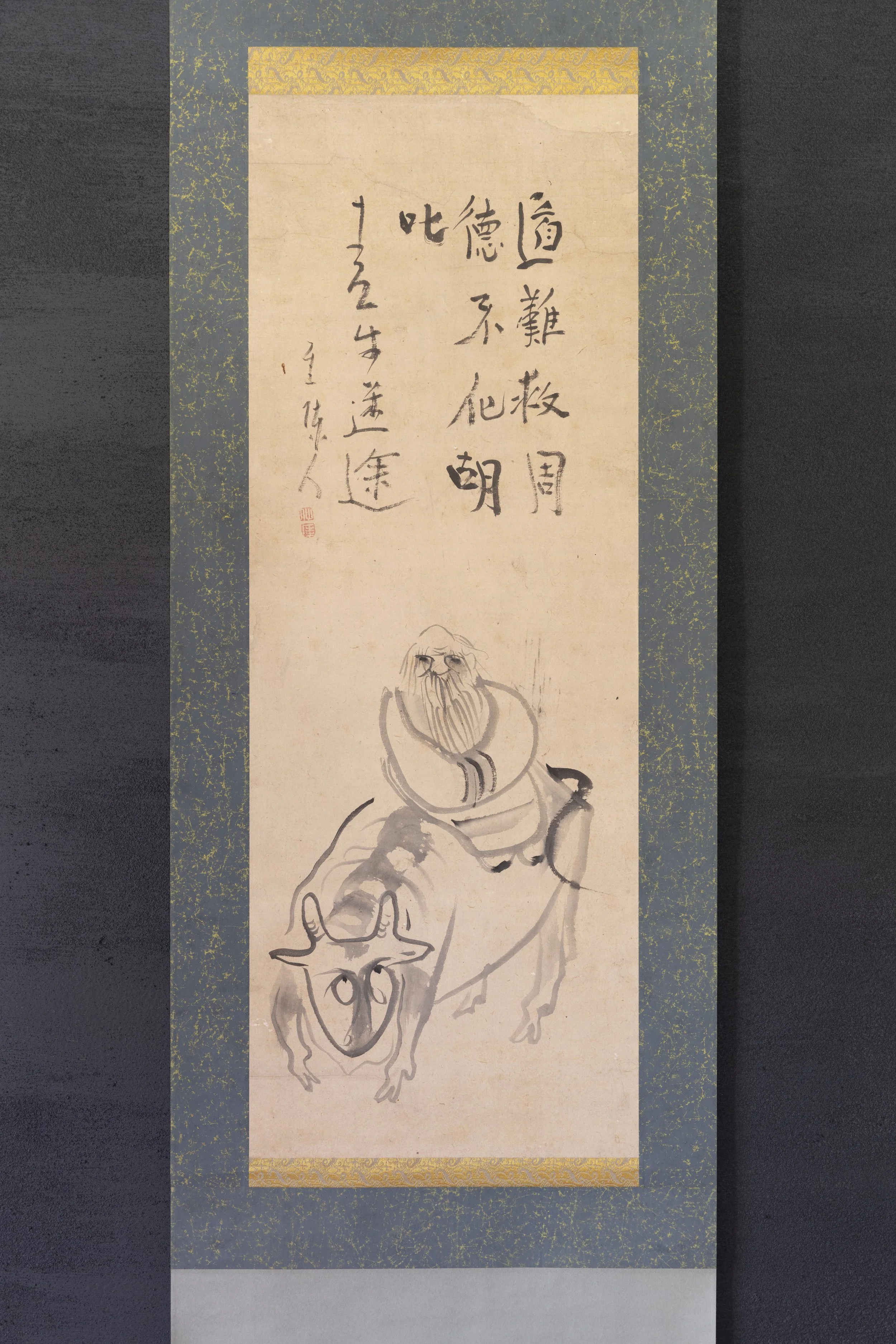 Sengai Gibon (1750–1837) Laozi Riding an Ox Edo period, early 19th century