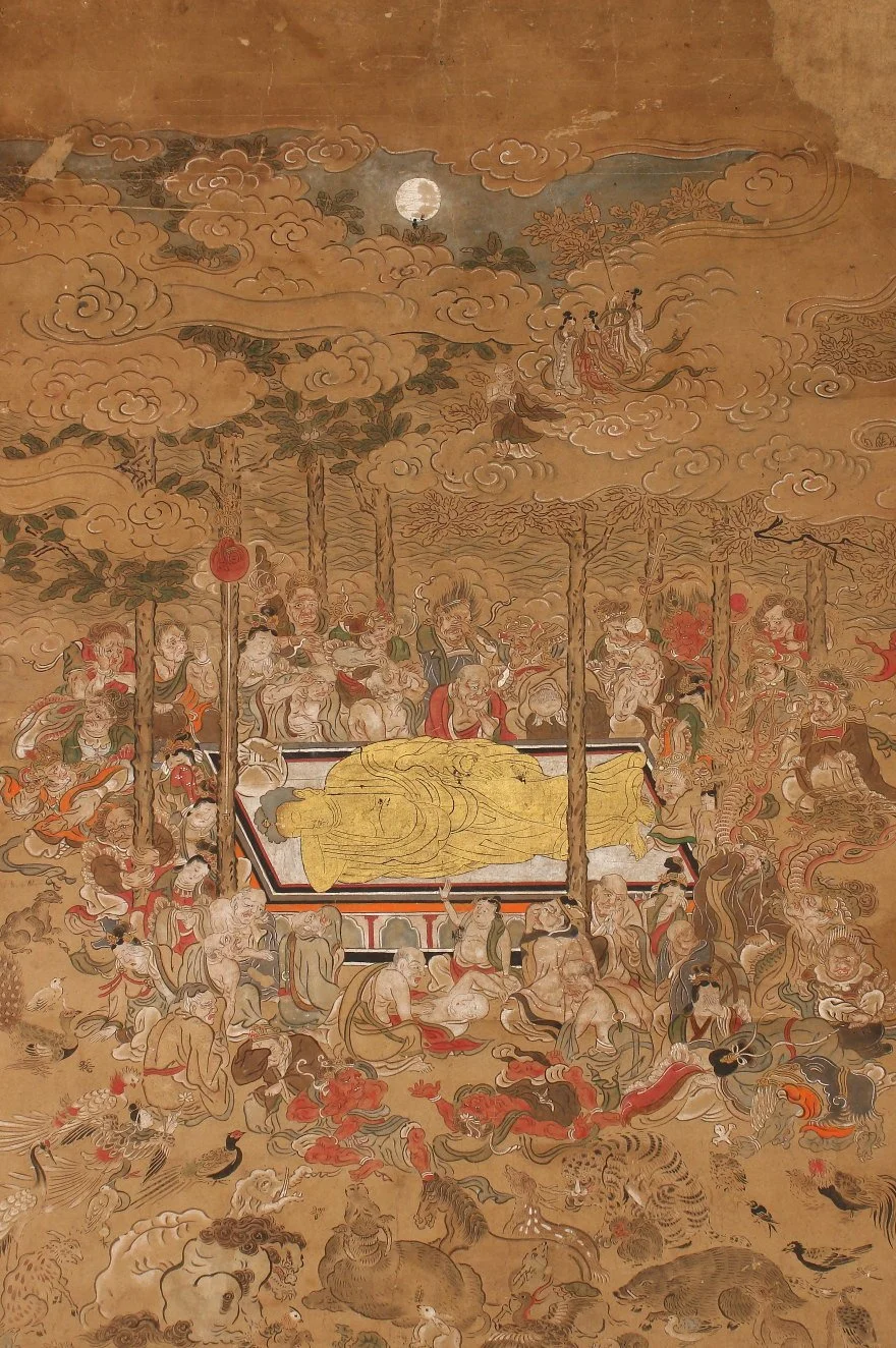 Nirvana of Shakyamuni ● Anonymous Kyoto School, mid-Edo period, ca. 1740–1770