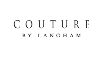 Couture by Langham logo on a black background.
