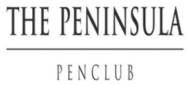 Logo for The Peninsula Penclub with stylized text.