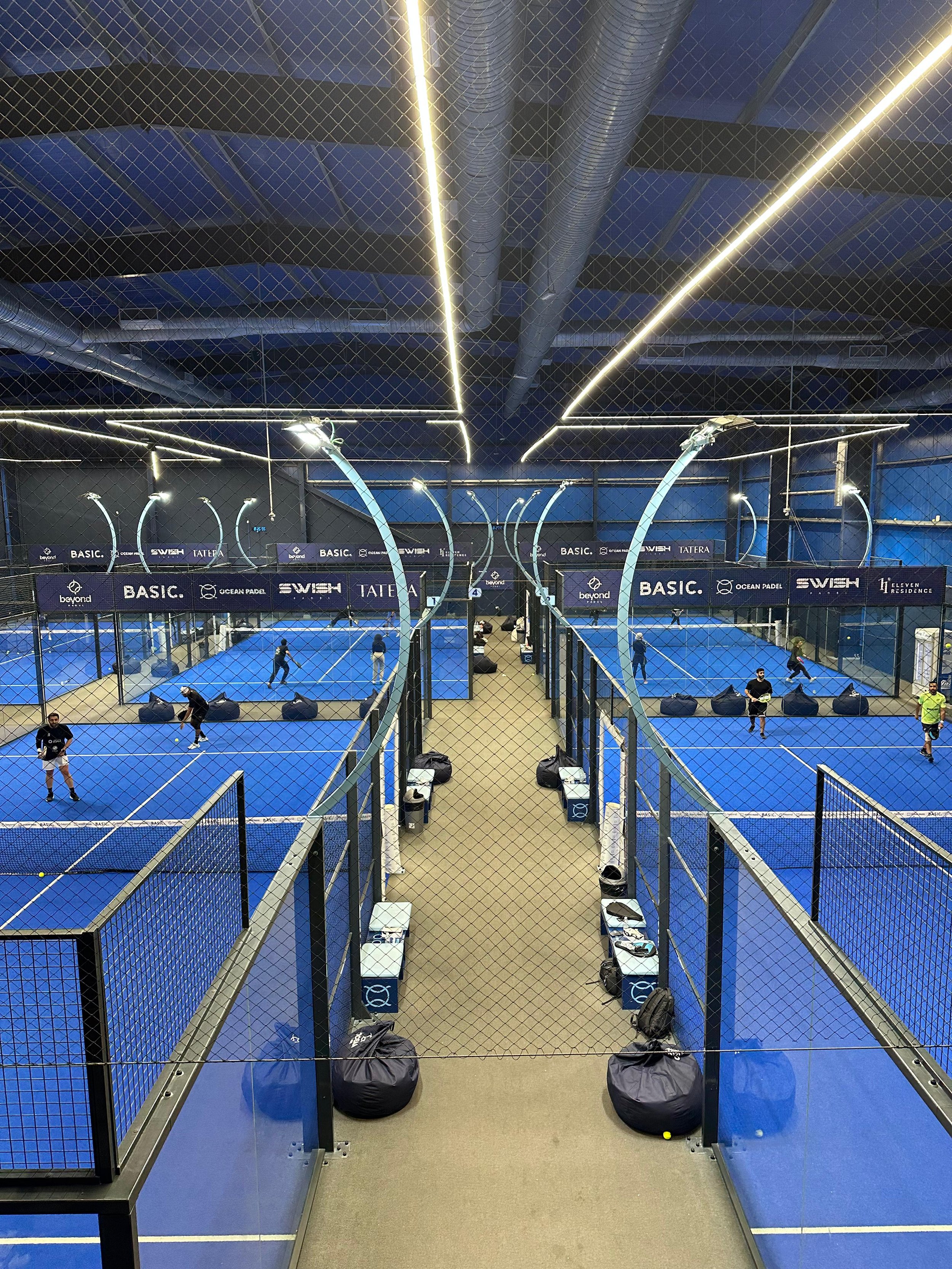 Indoor padel tennis court Kuwait: Beyond Padel