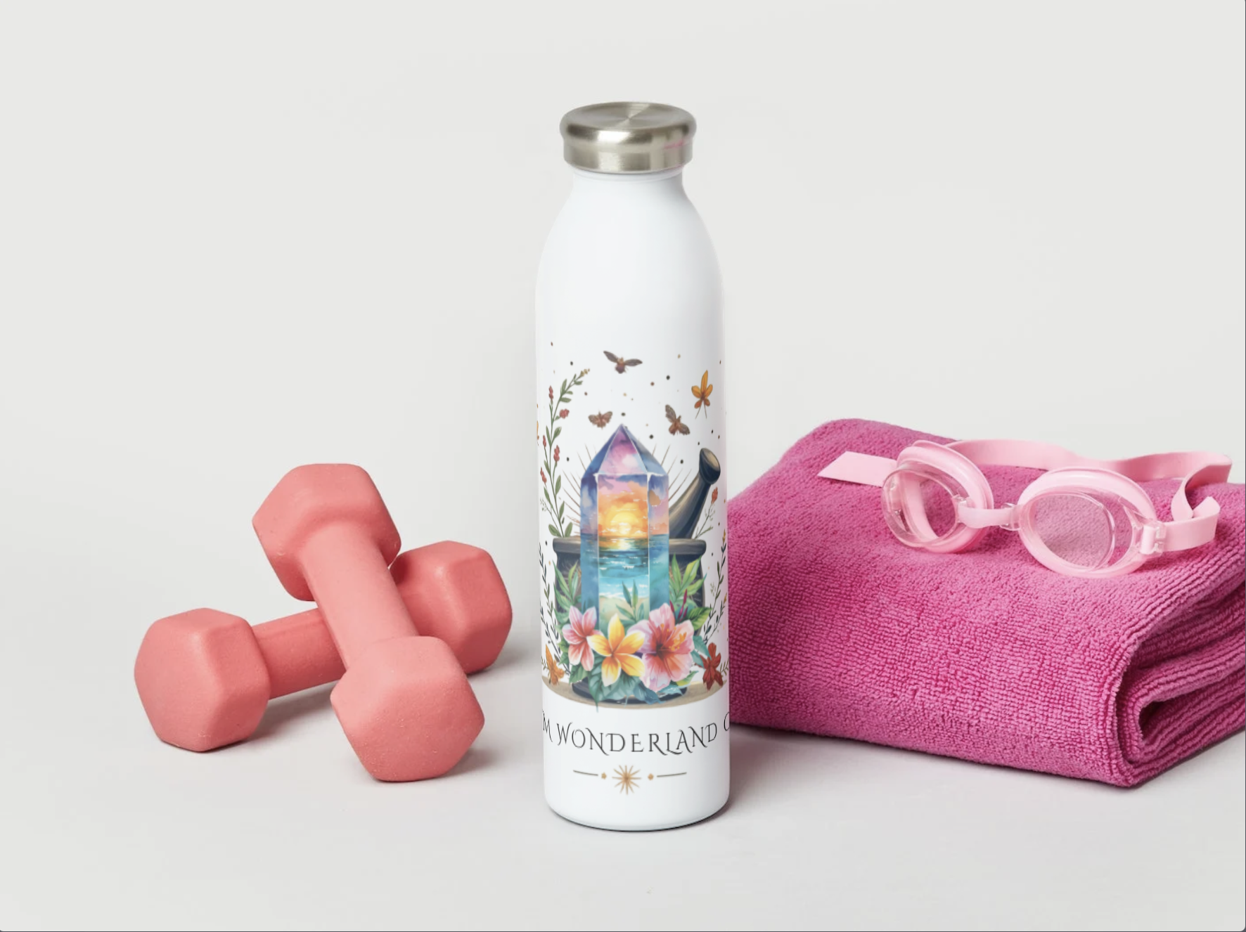 Wisdom Wonderland Garden Water Bottle
