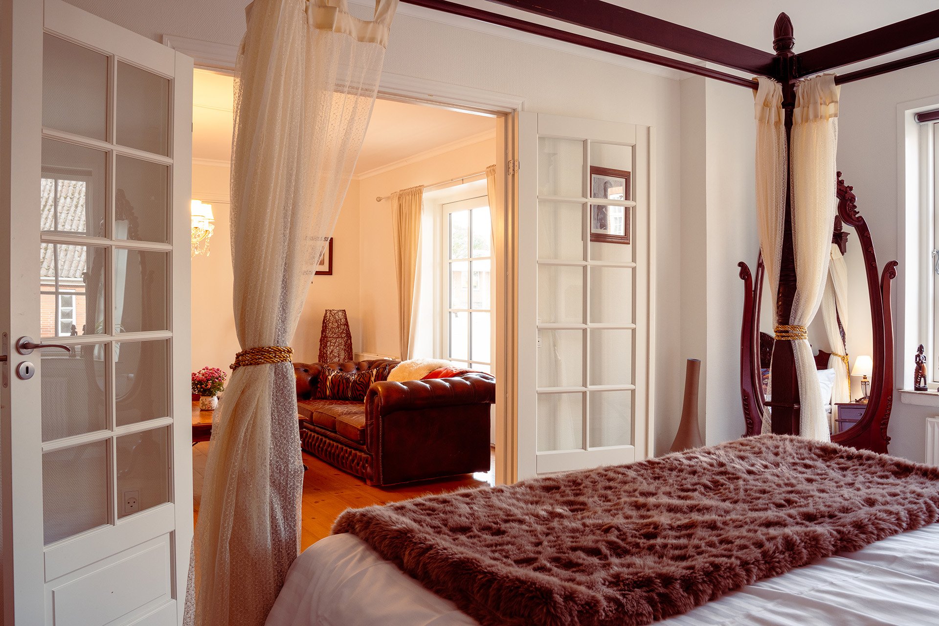 Himmelseng suite glasdøre lounge chesterfield sofa