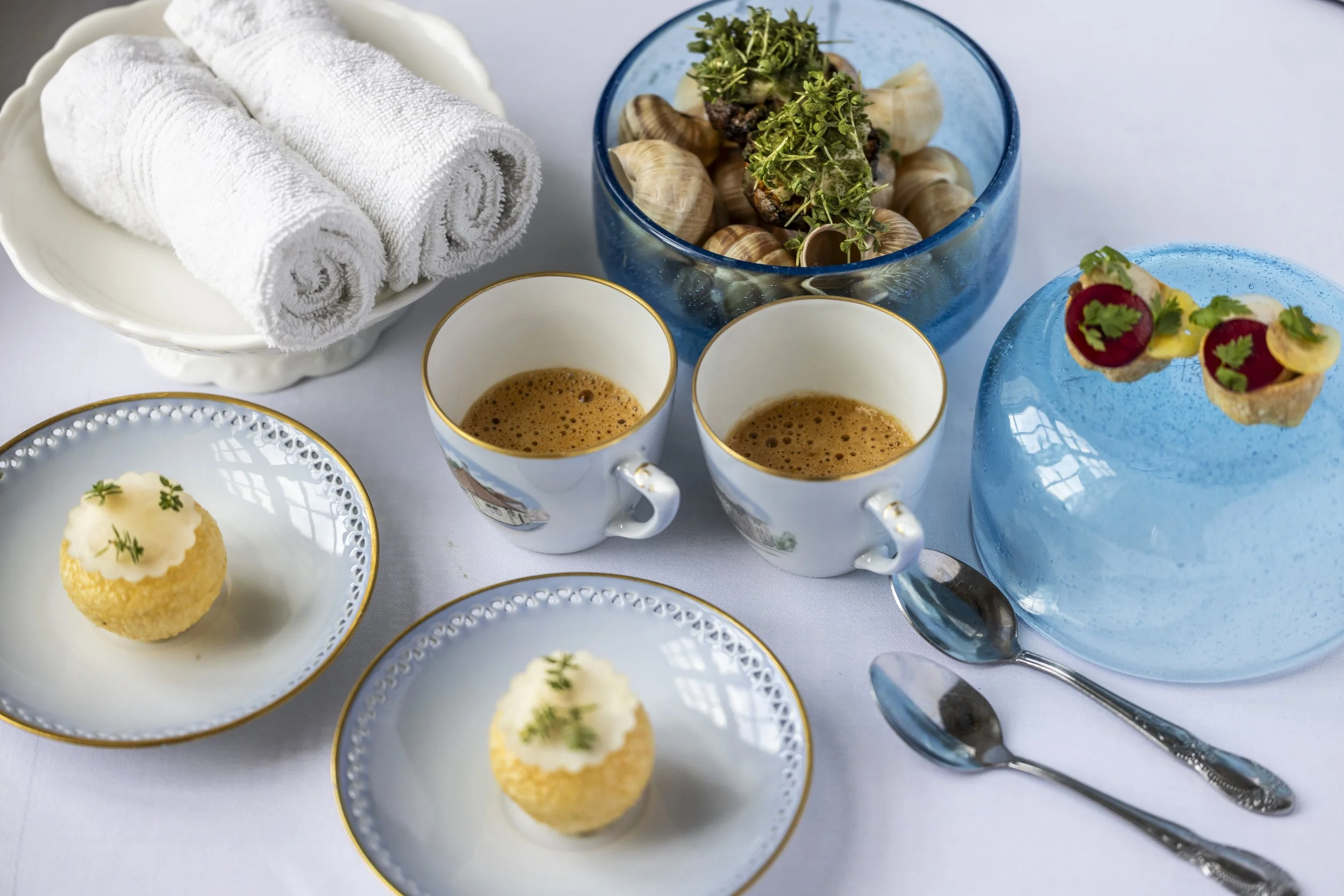 Morgenmad kaffe dessert Boutique Hotel Postgården Holsted
