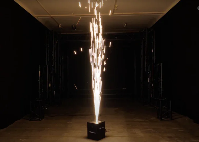 Cold Spark Fountain for indoor or outside use