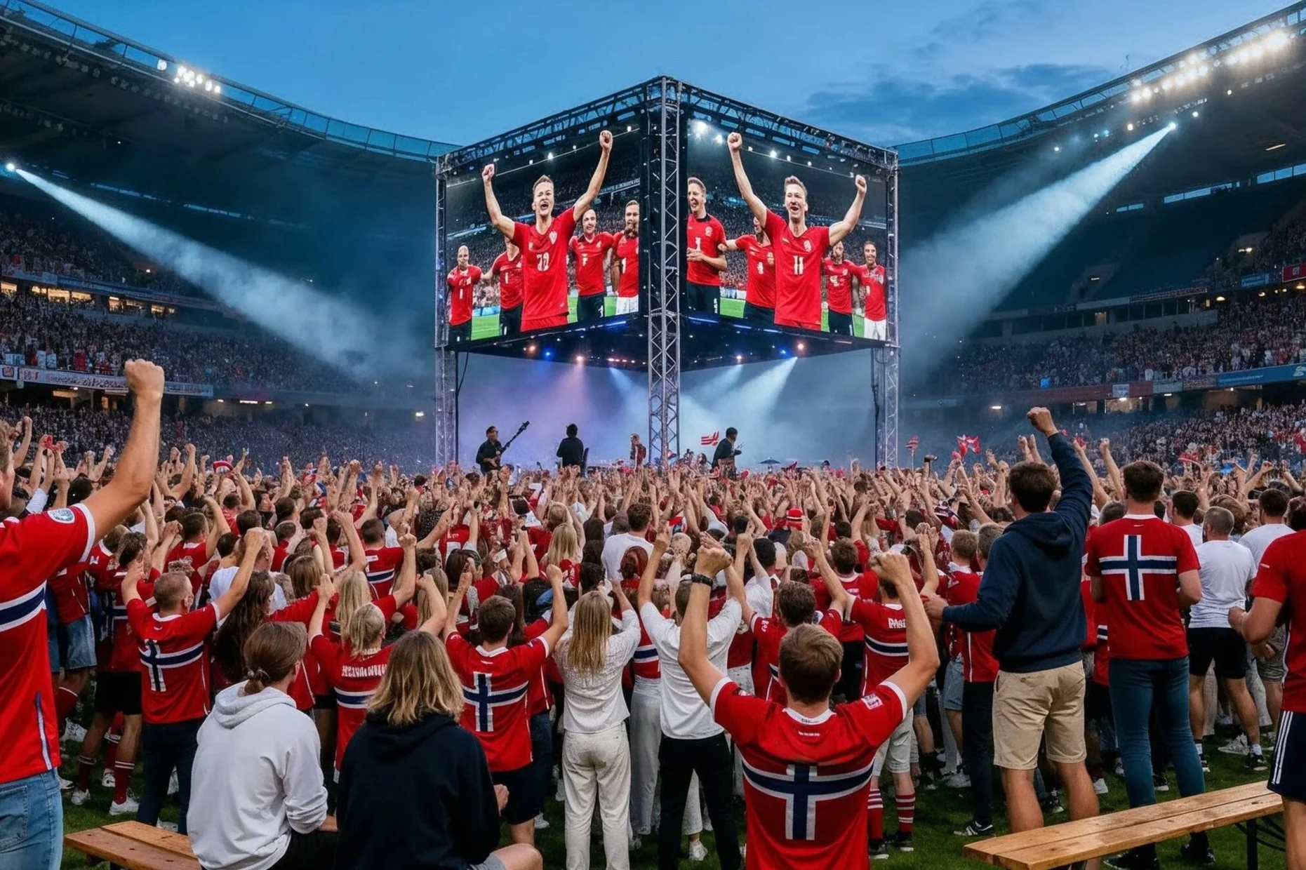 Se Norges kamper i VM 2026 på UllevAAl Stadion