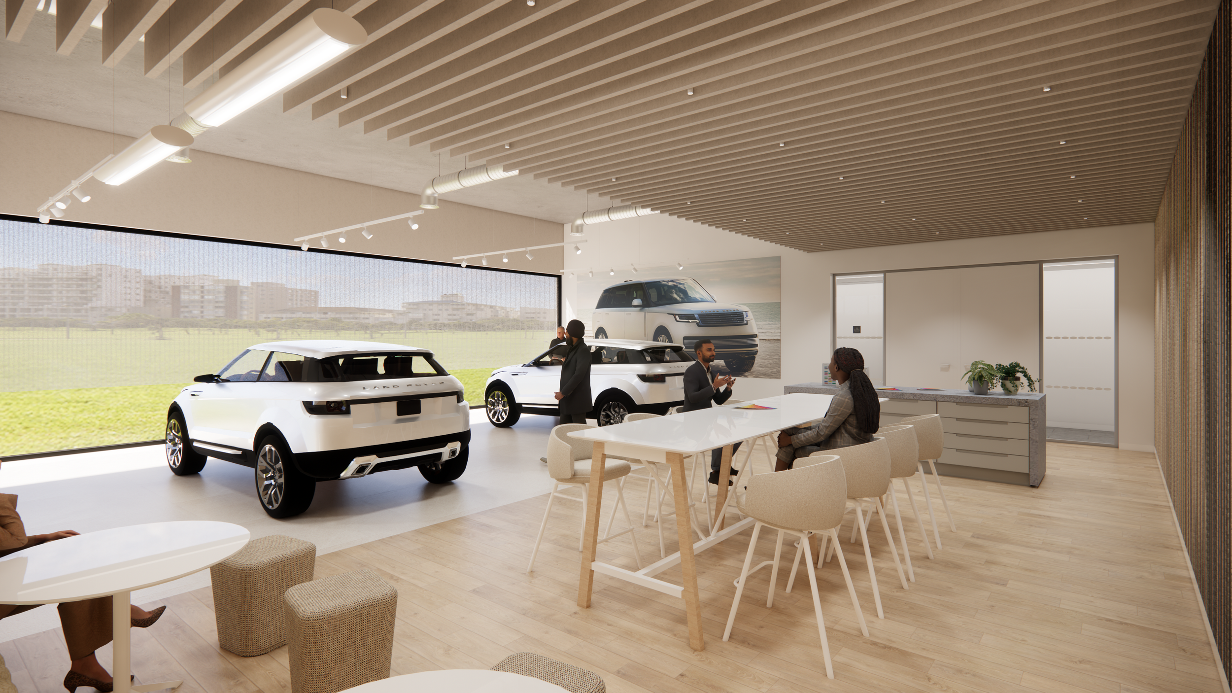 Jaguar Land Rover - Car Showroom