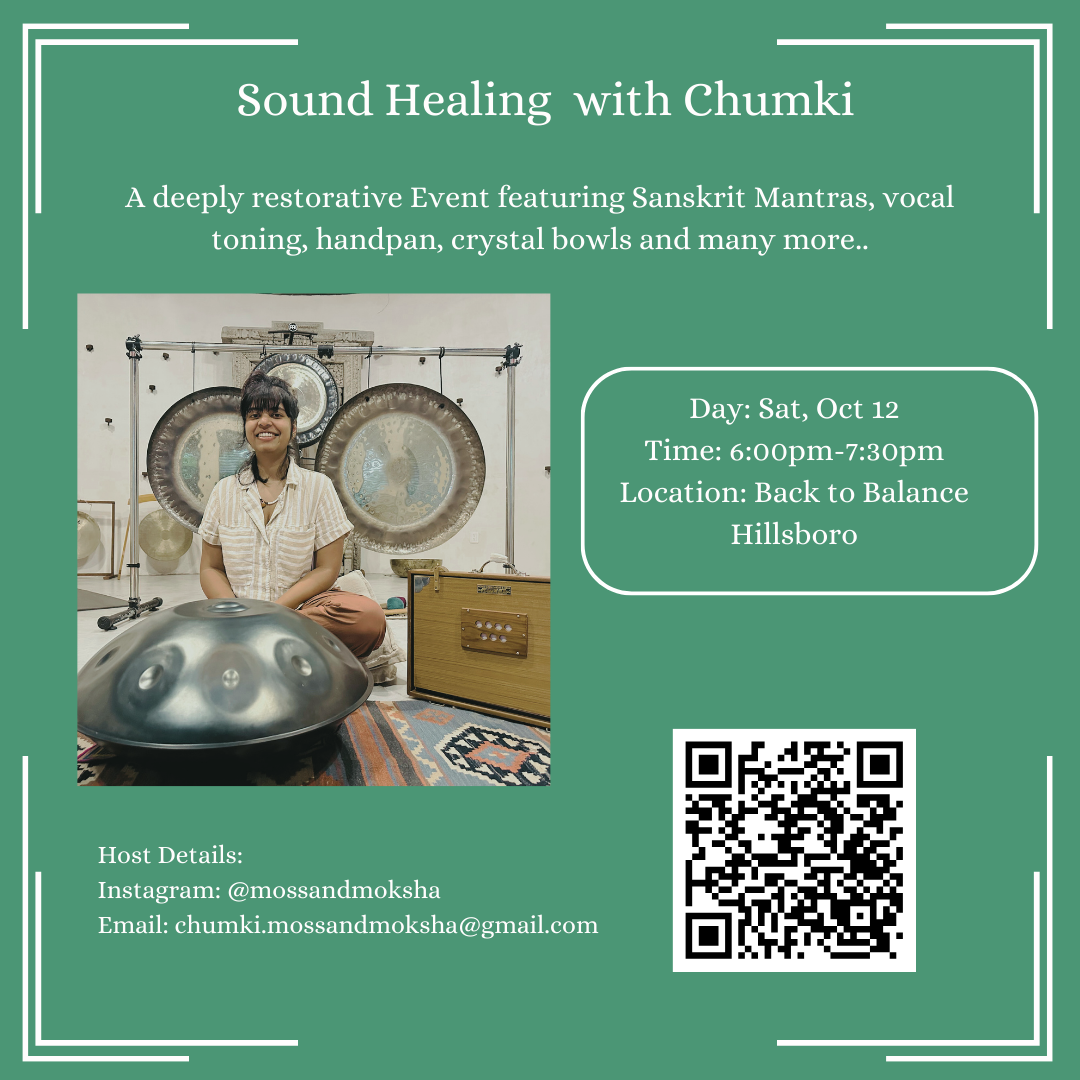 Sound healing with Chumki