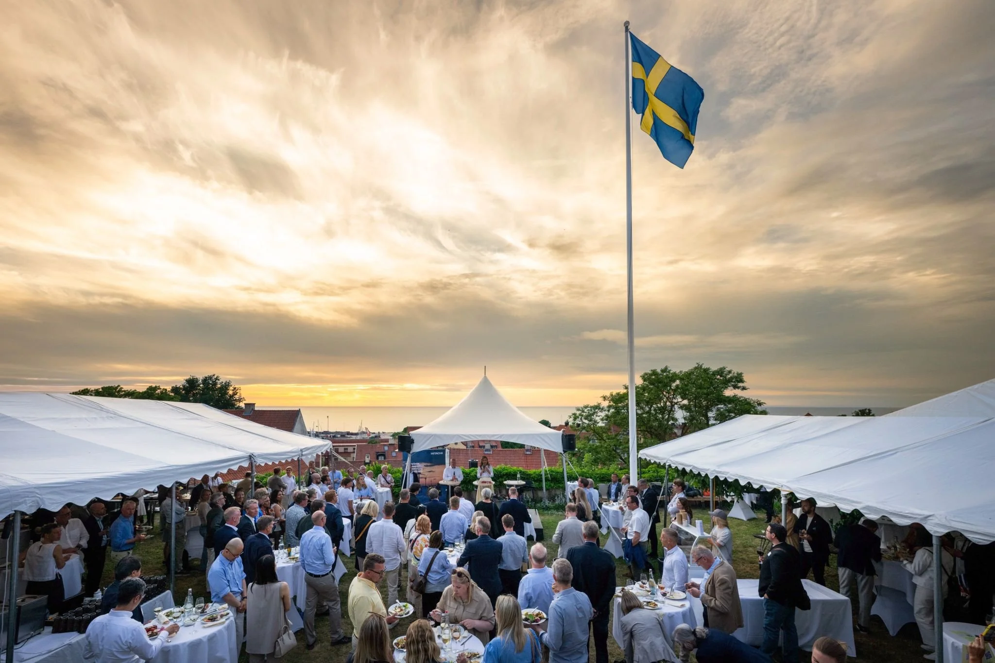 Hitachi Energy samlade Almedalen på Kinbergs Plats 3
