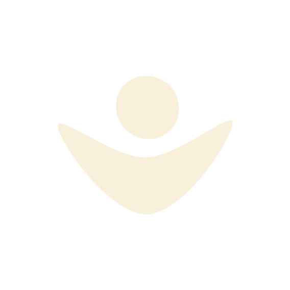 Icône minimaliste représentant une personne abstraite pleine de vitalité pour représenter la nutrition