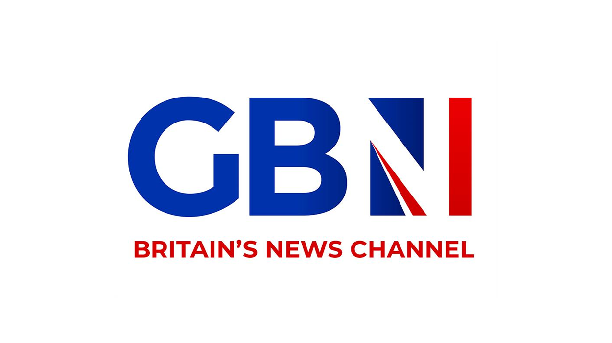 GBN logo in blue and red with the text "Britain's News Channel" underneath.