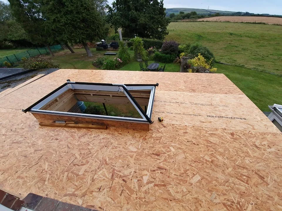 Skylight Install | Flat Roof | New Roof | Steyning | R. Beeney & Son 