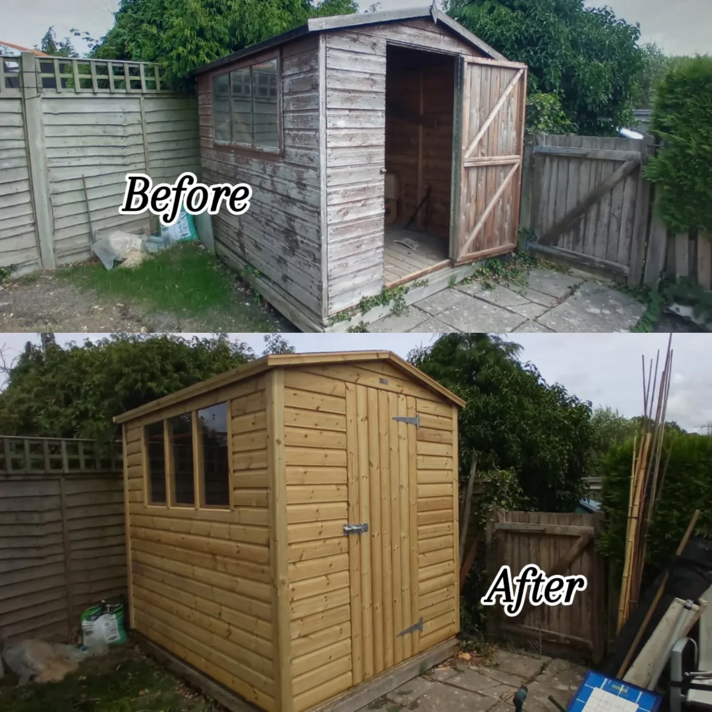 Shed Replacement | Shed Build | New Shed | Steyning | R. Beeney & Son 