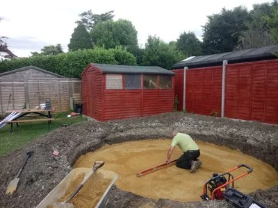 Ground Works | Swimming Pool | Subbase | Steyning | R. Beeney & Son