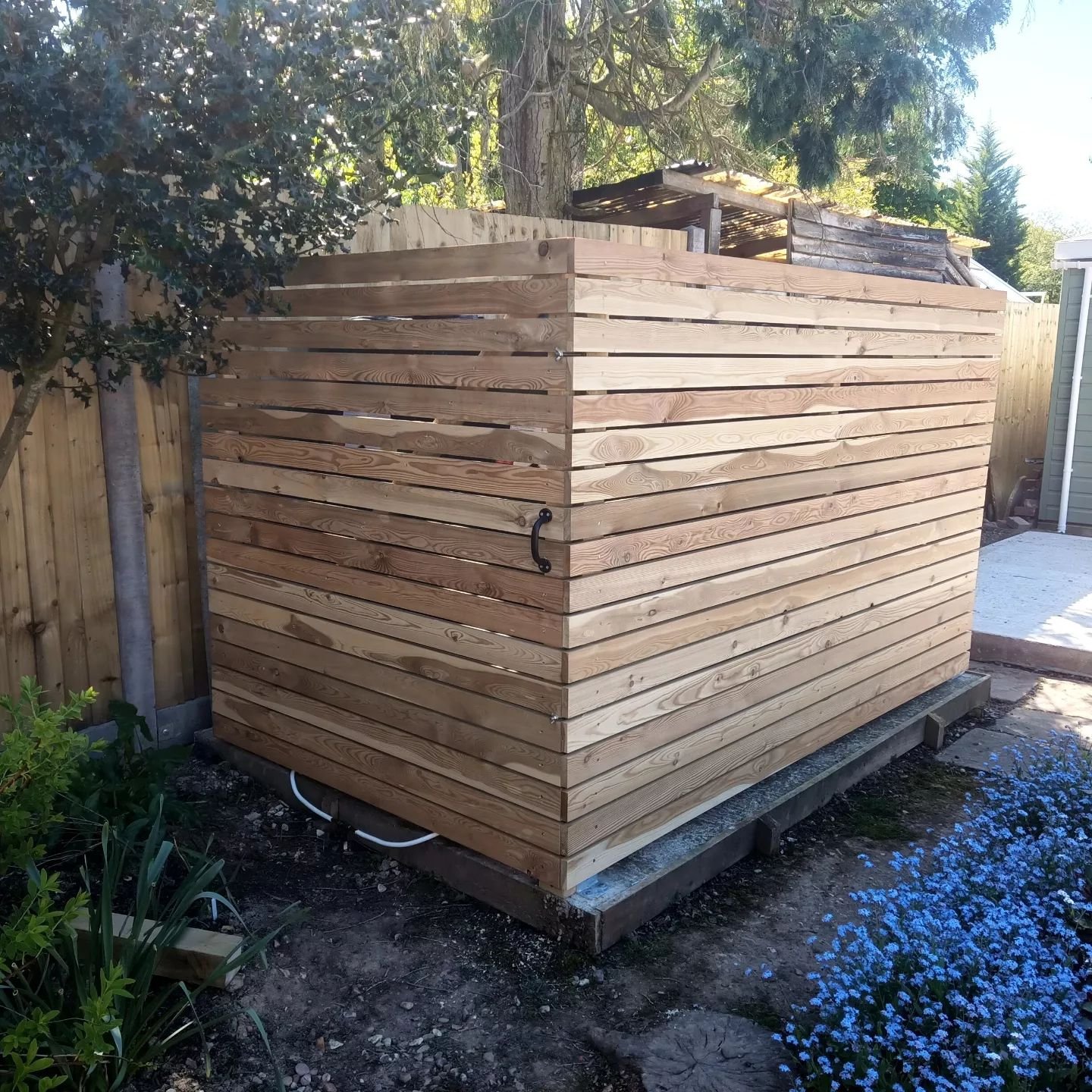 Cedar Cladding | Fuel Tank Covering | Cladding | Modern | Shermanbury | R. Beeney & Son 