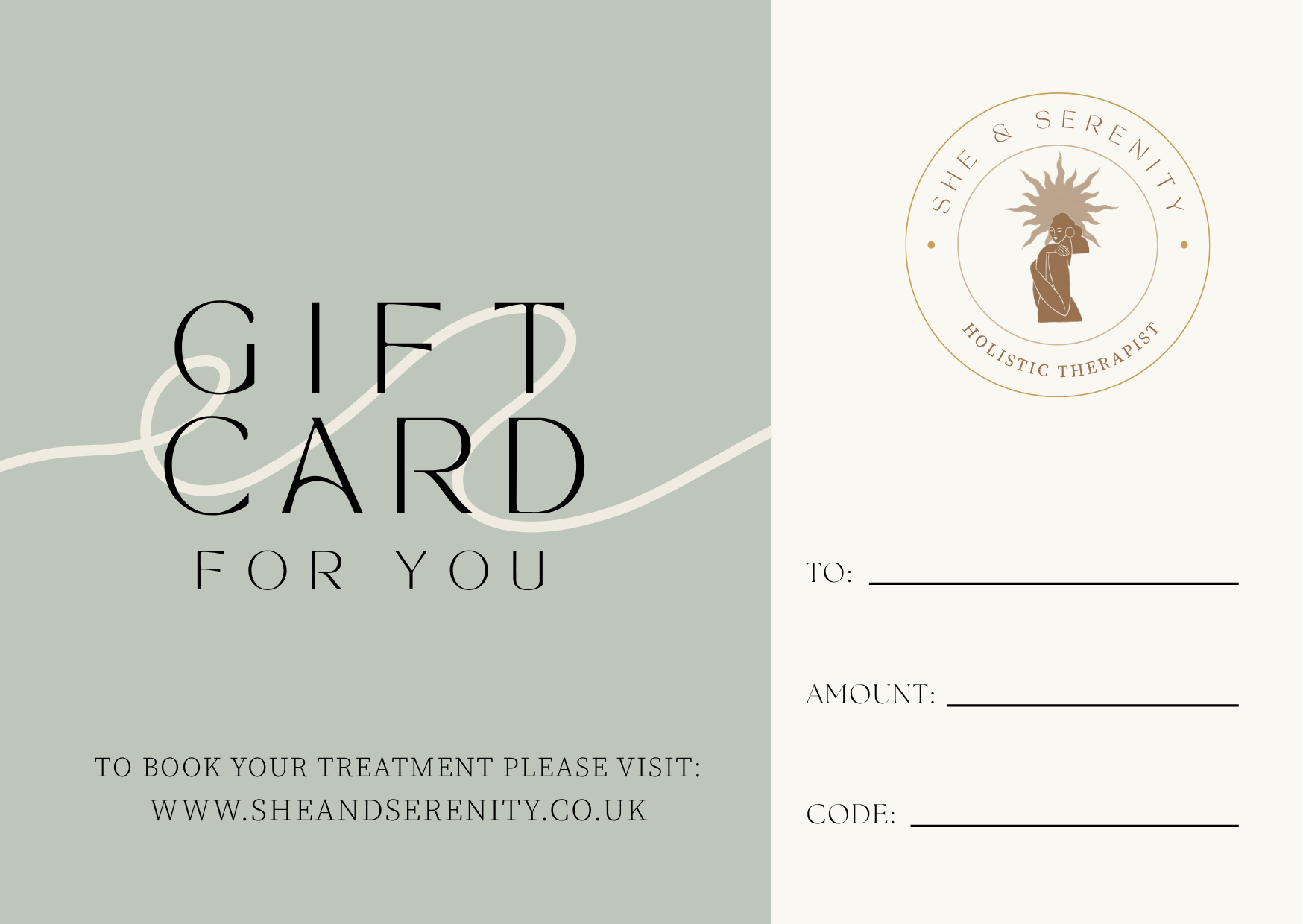 She & Serenity Gift Card