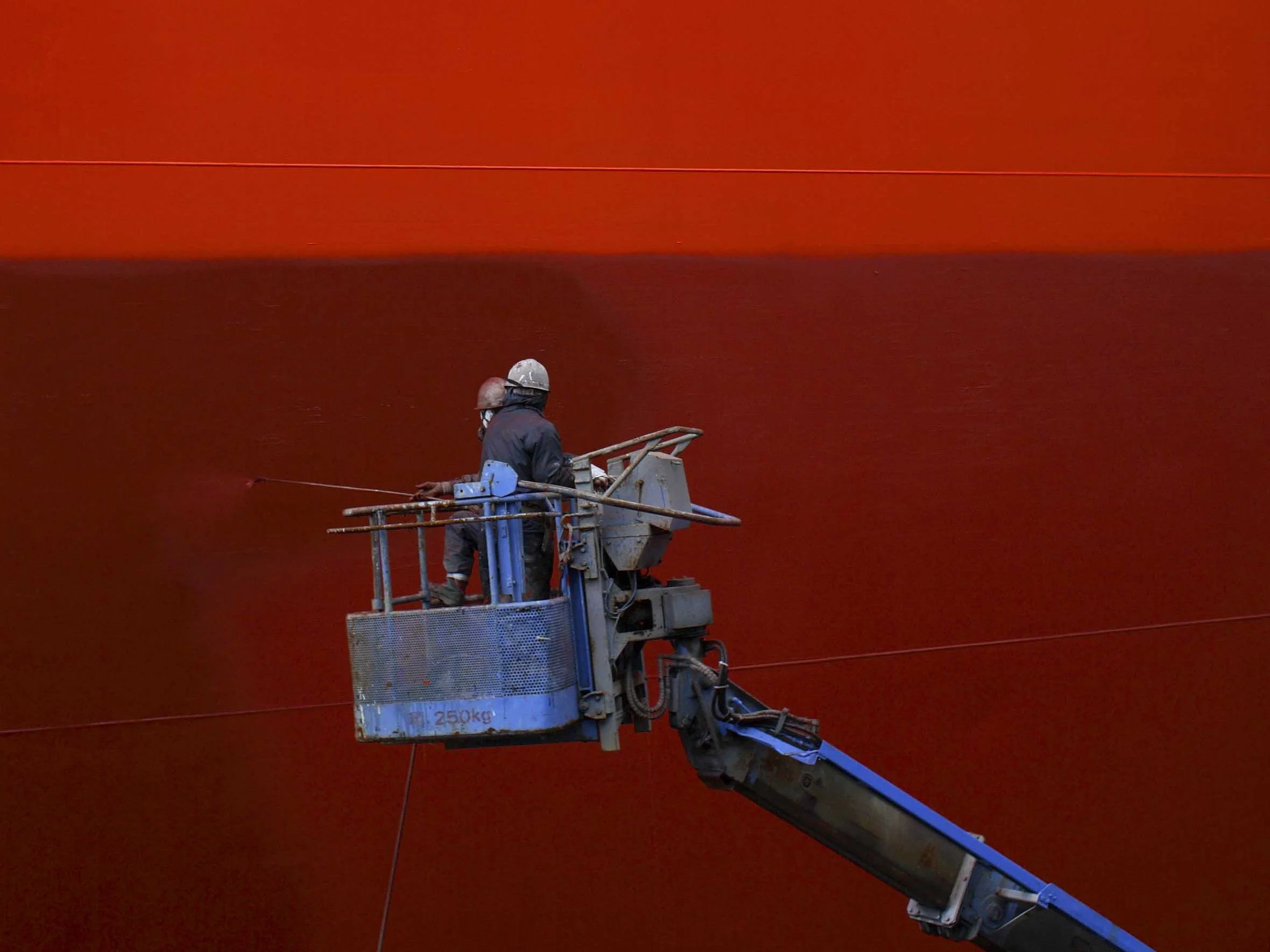 Wilhemsen, Equinor, orkla, maling av båt, industrifoto, 