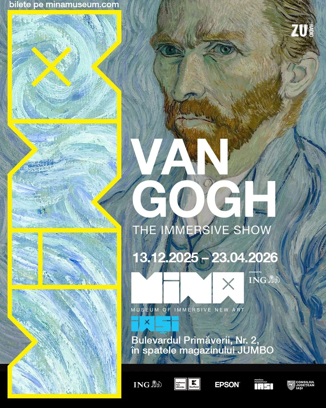 „Van Gogh: The Immersive Show”, la Mina Iași