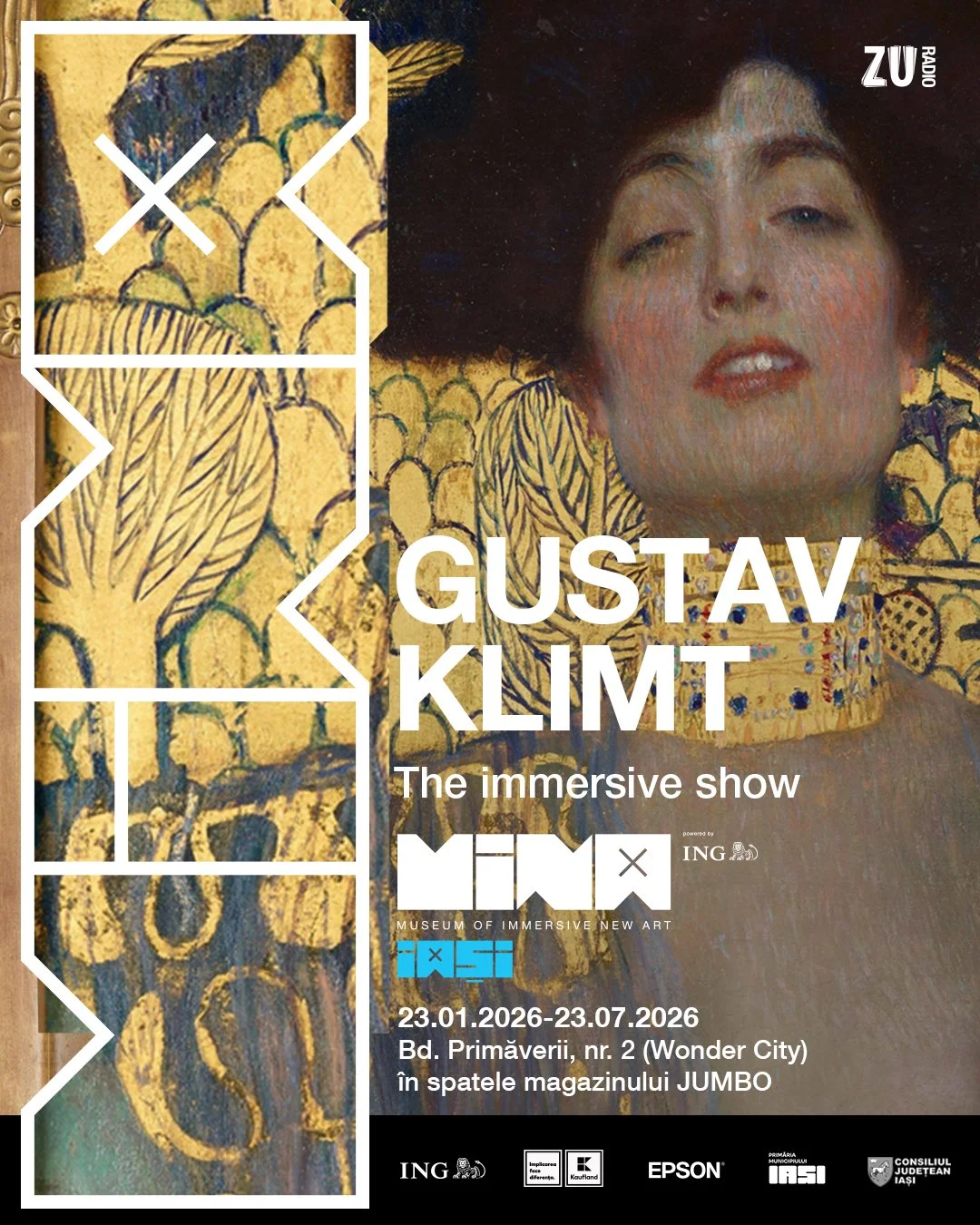 „Gustav Klimt: The Immersive Show”, în premieră la Mina Iași