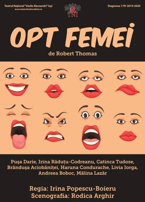 Spectacol de teatru: „Opt femei” revine la TNI 
