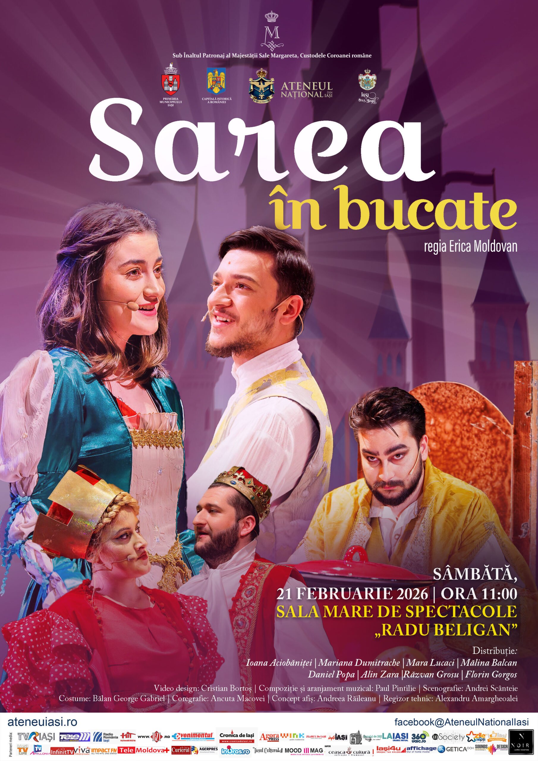 Teatru pentru copii: „Sarea în bucate”, la Ateneul Național Iași