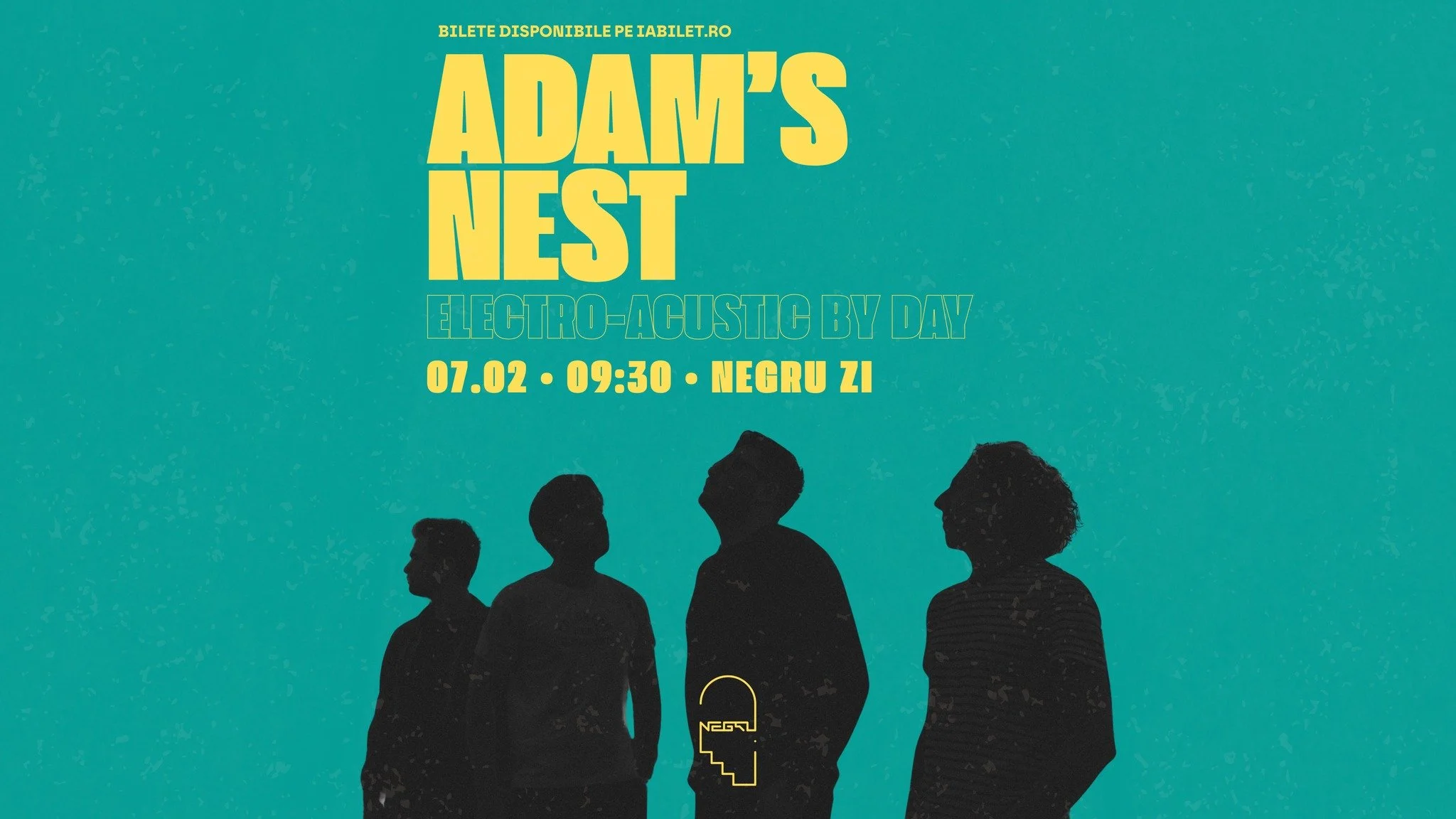 Concert Adam`s Nest la Negru Zi, vineri, 6 februarie, ora 19.00 și sâmbătă, 7 februarie, ora 10.00