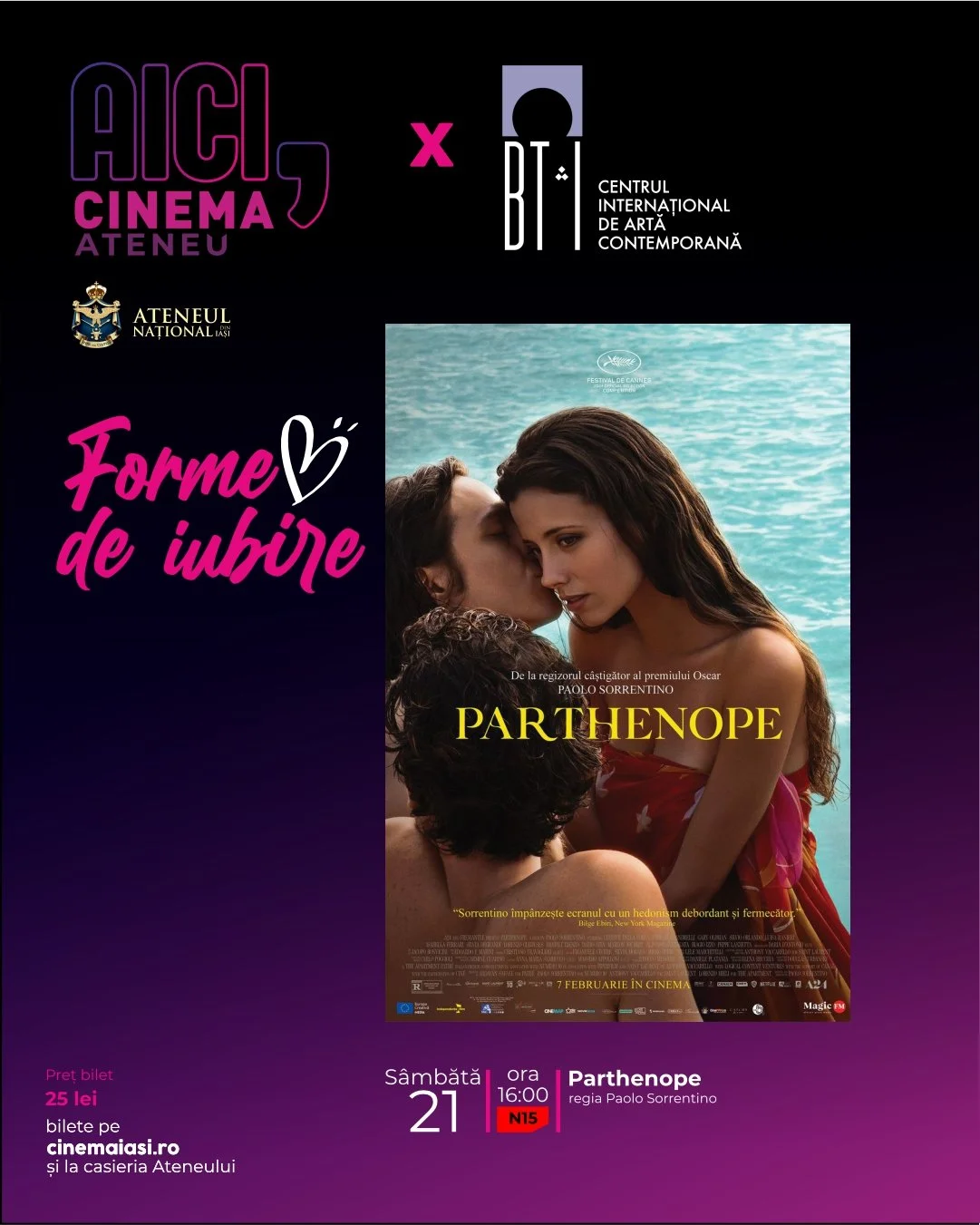 Film - „Parthenope”, la Baia Turcească