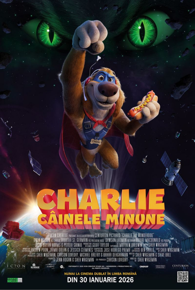 Film de animație: „Charlie, câinele minune”, la Cinema Ateneu