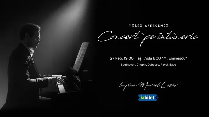 „Concert pe întuneric” - Moldo Crescendo, Biblioteca Centrală Universitară „Mihai Eminescu” Iași