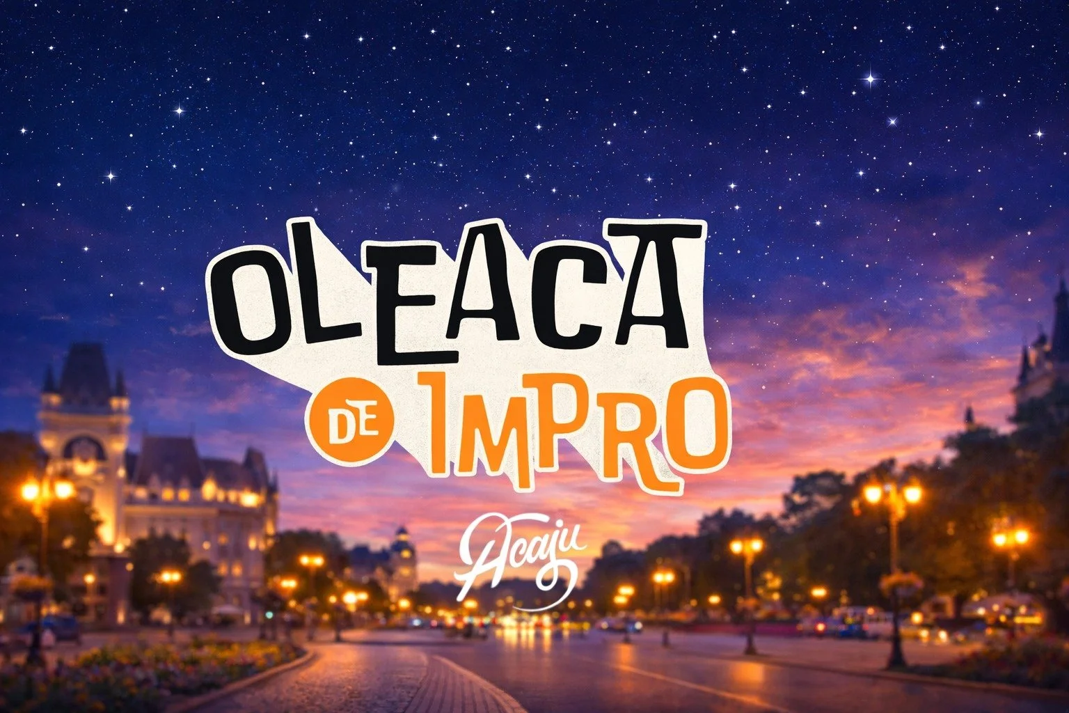 Oleacă de Impro, în fiecare miercuri la Acaju