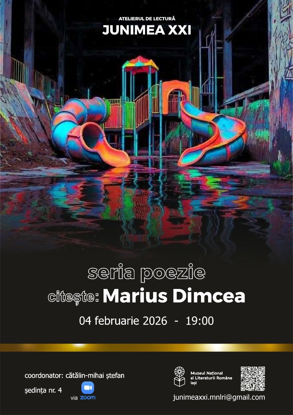 Atelierul de lectură Junimea XXI, Seria Poezie, online - citește Marius Dimcea