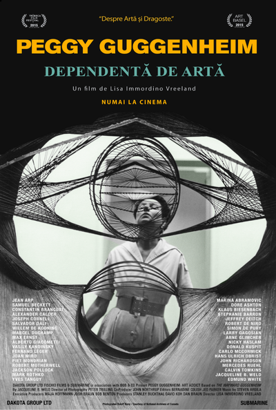 Aici, Documentarul de Artă: „Peggy Guggenheim: Dependentă de artă”, regia Lisa Immordino Vreeland, la Cinema Ateneu, în 29 aprilie, ora 18.00