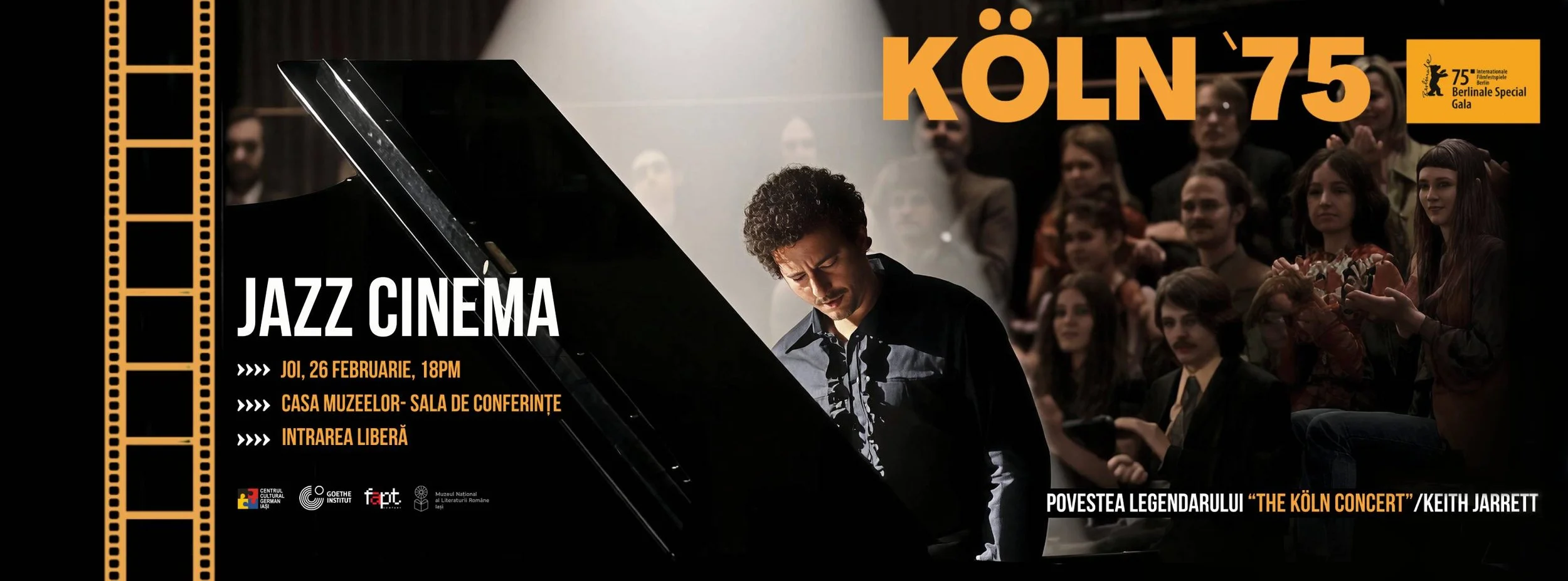 Jazz Cinema: „Köln ’75”, la Casa Muzeelor