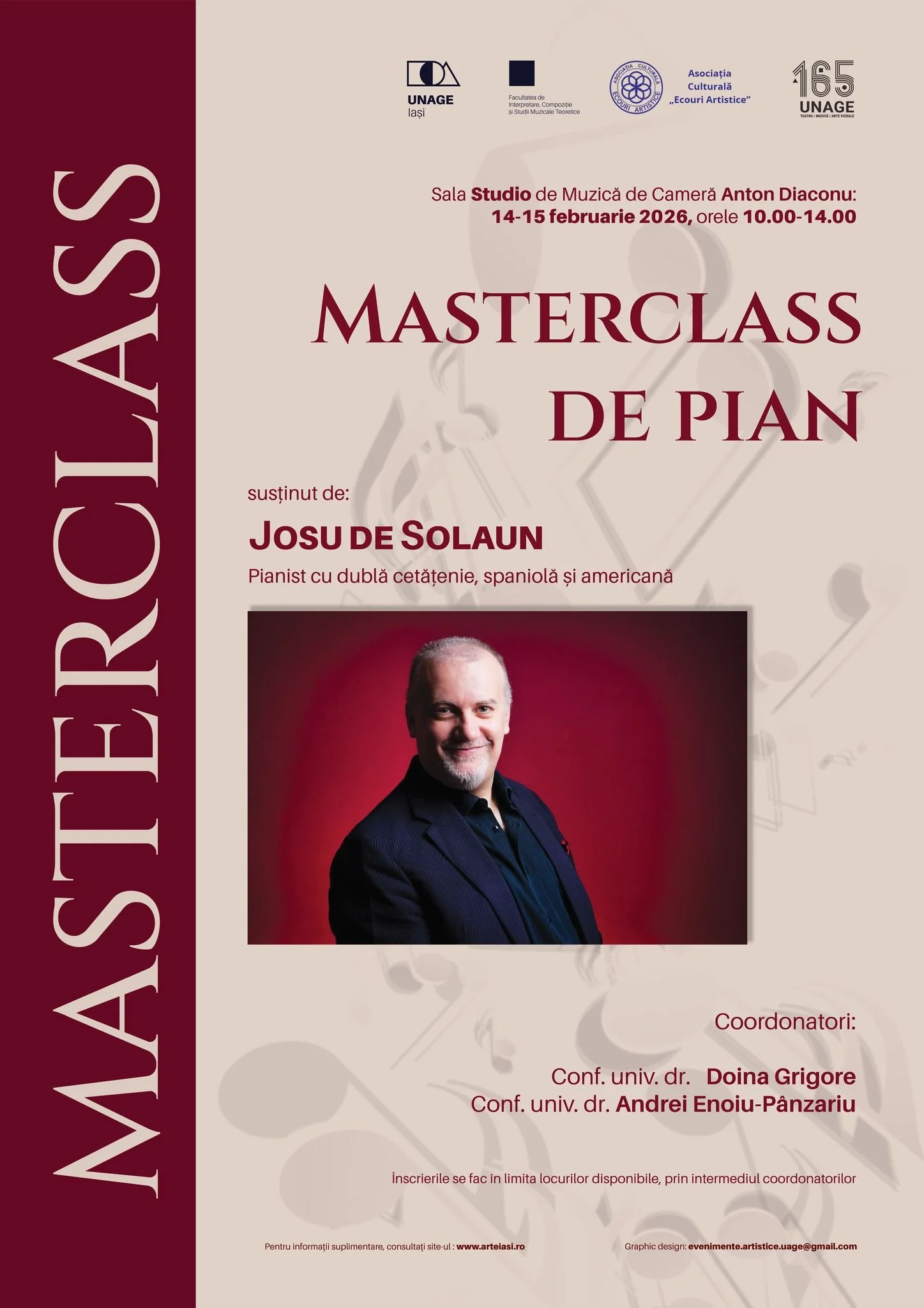 Masterclass de pian cu Josu de Solaun