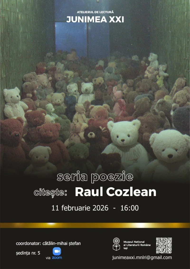 Atelierul de lectură Junimea XXI, Seria Poezie, online - citește Raul Cozlean