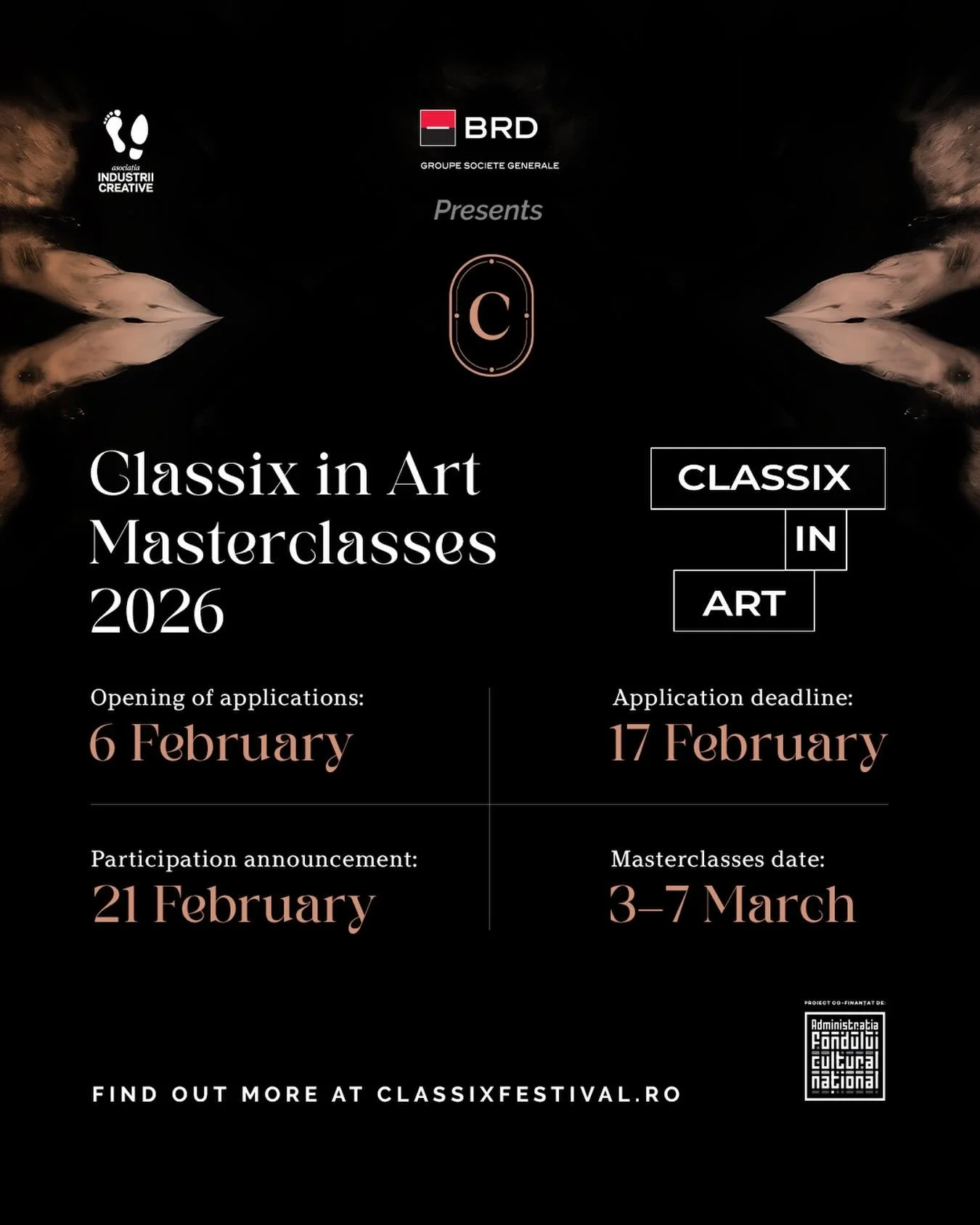 Call: Classix in Art - Masterclasses 2026