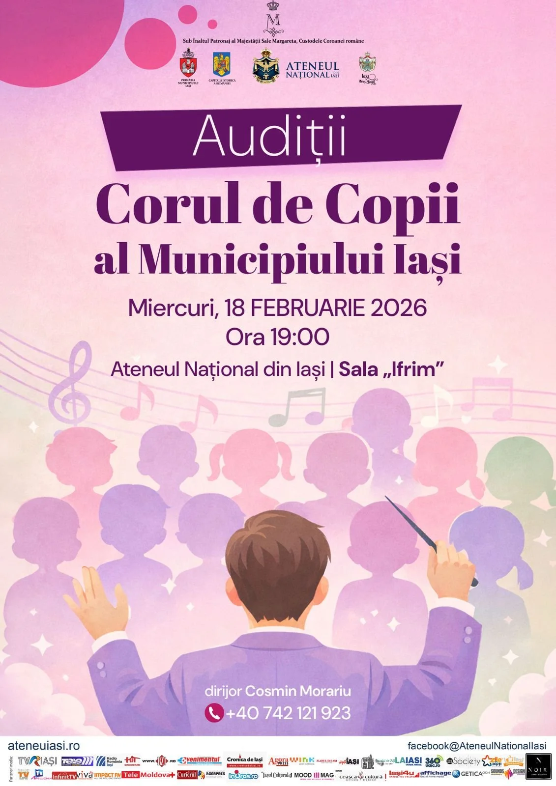 Audiții pentru Corul de Copii al Municipiului Iași