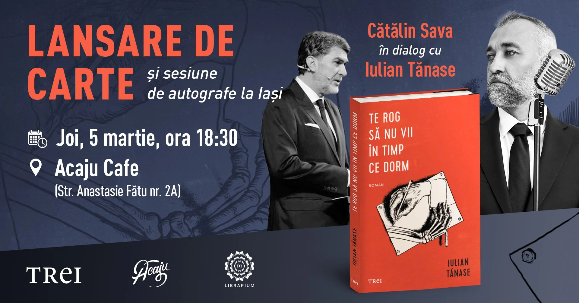 Cătălin Sava în dialog cu Iulian Tănase