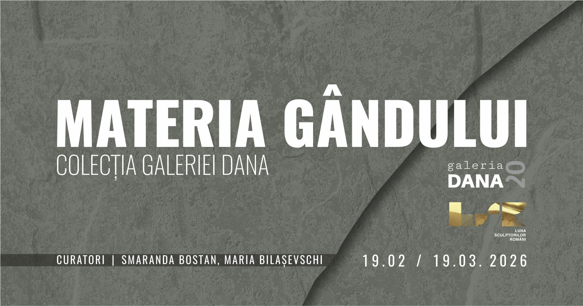 „Materia gândului”, expoziție de sculptură în cadrul LSR 2026